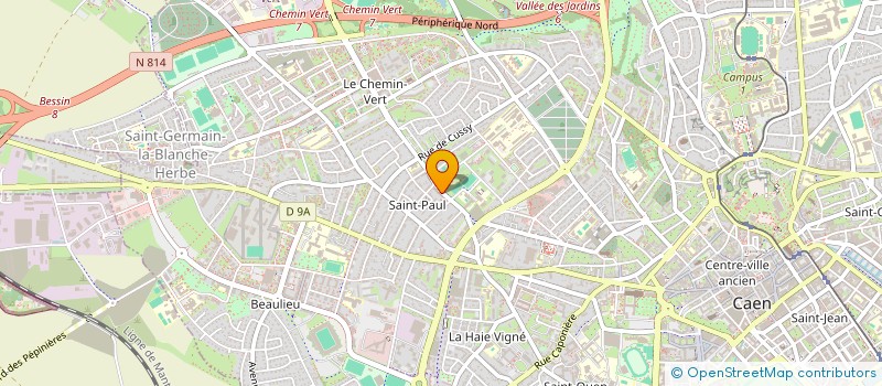 localisation de l'entreprise CLABCONSEIL à CAEN