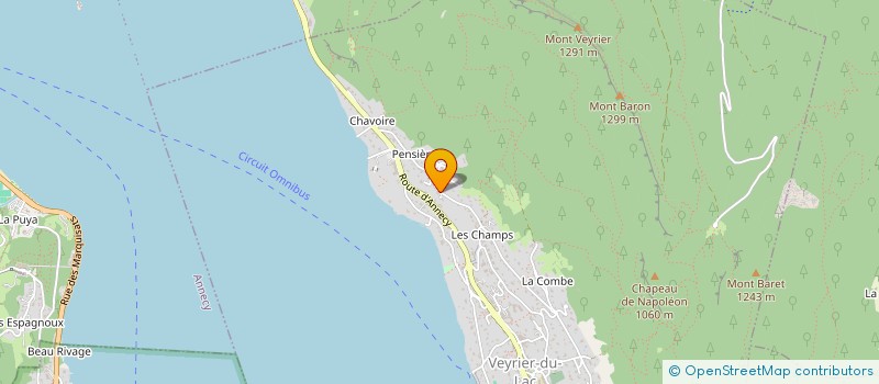 localisation de l'entreprise CLABE  VEYRIER-DU-LAC