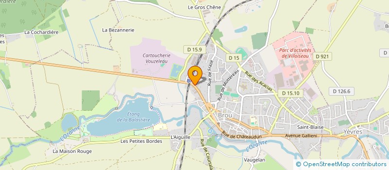 localisation de l'entreprise CLABERALJO à BROU