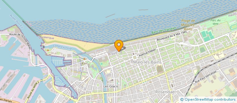 localisation de l'entreprise CLAC 240 à DUNKERQUE