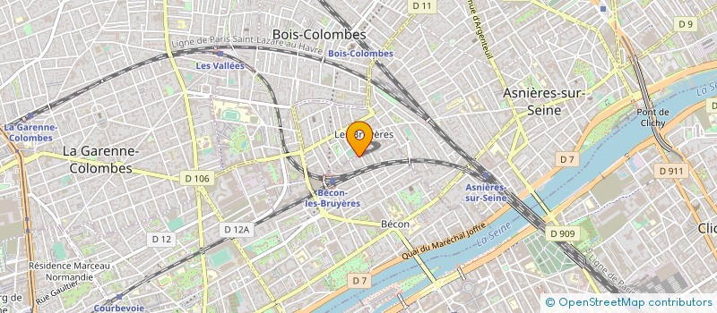 localisation de l'entreprise CLAC à COURBEVOIE