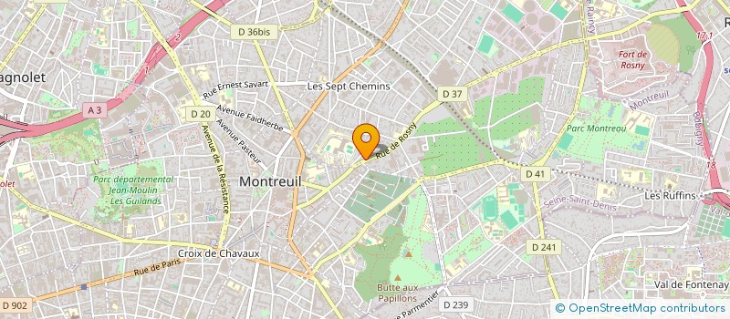 localisation de l'entreprise CLAC! à MONTREUIL