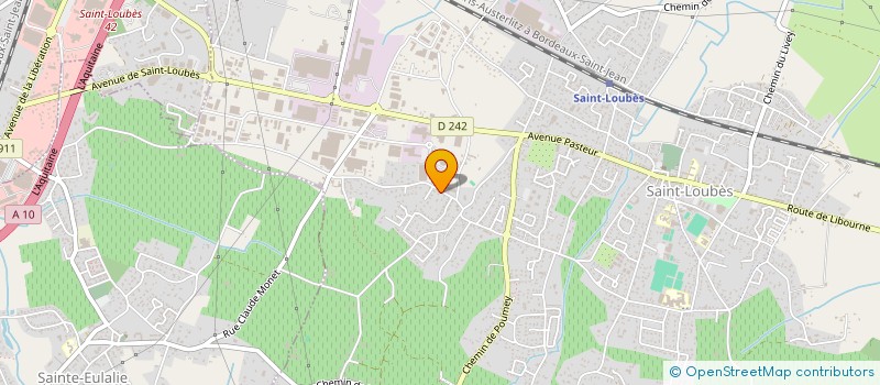 localisation de l'entreprise CLAC  SAINT-LOUBES