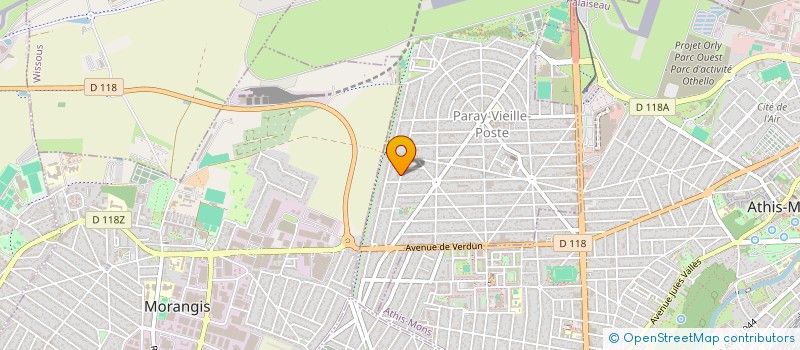 localisation de l'entreprise CLAC.COM  PARAY-VIEILLE-POSTE