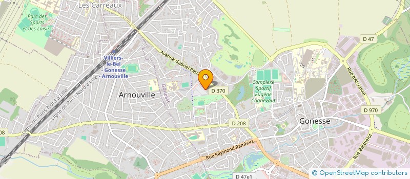 localisation de l'entreprise CLACENI  GONESSE