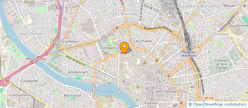localisation de l'entreprise CLACEVI à TOULOUSE