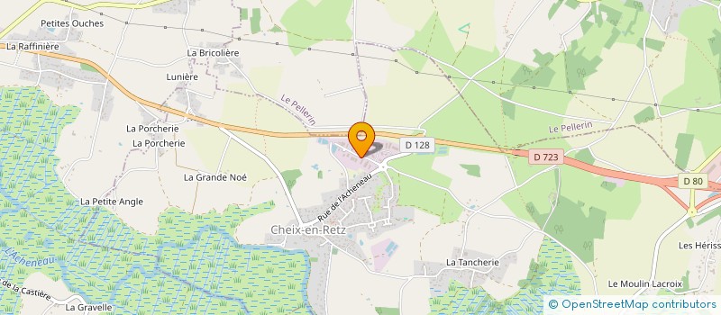 localisation de l'entreprise CLACF  CHEIX-EN-RETZ