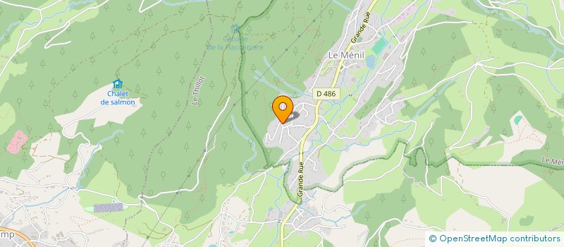 localisation de l'entreprise CLACHS  LE MENIL