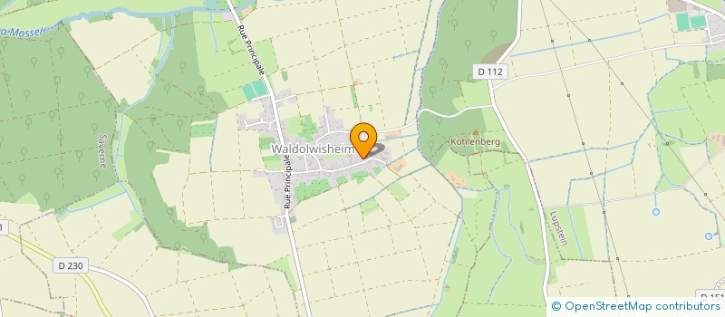 localisation de l'entreprise CLAD  WALDOLWISHEIM