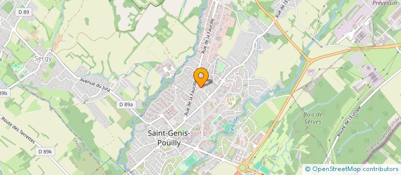 localisation de l'entreprise CLAD à SAINT-GENIS-POUILLY