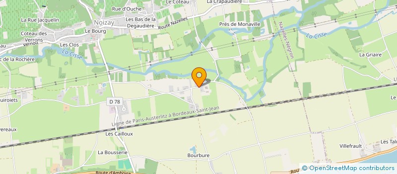 localisation de l'entreprise CLAD RENOV  NOIZAY