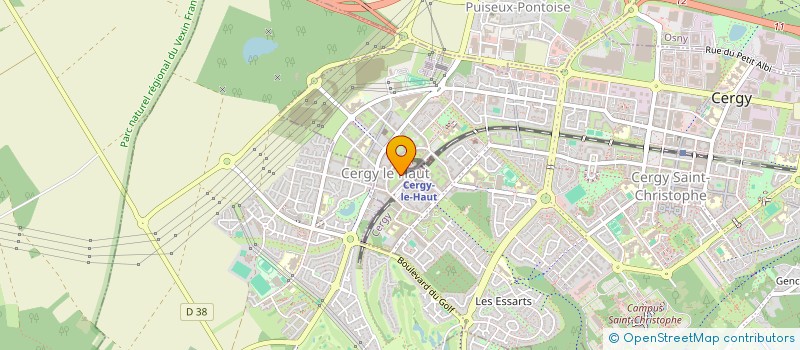 localisation de l'entreprise CLADAGIL  CERGY