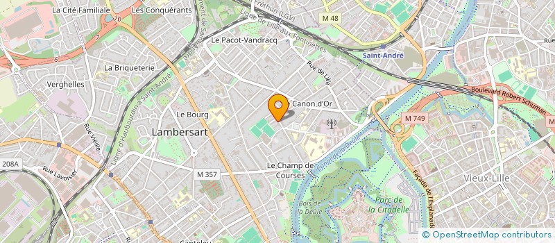 localisation de l'entreprise CLADE EXPERTISE ET AUDIT à LAMBERSART
