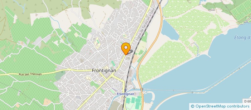 localisation de l'entreprise CLADISAL à FRONTIGNAN