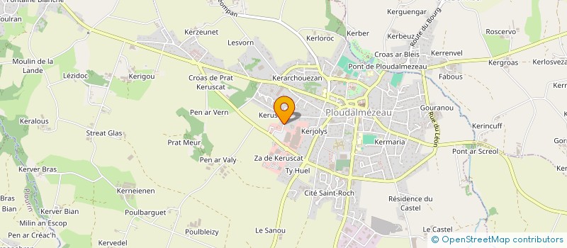 localisation de l'entreprise CLADQUATRE à PLOUDALMEZEAU
