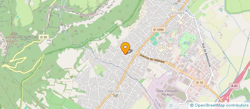 localisation de l'entreprise CLADRI  CROLLES