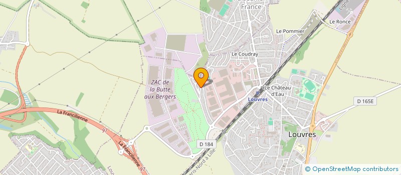 localisation de l'entreprise CLAEL  LOUVRES