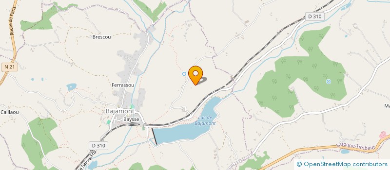 localisation de l'entreprise CLAEPYRIS  BAJAMONT