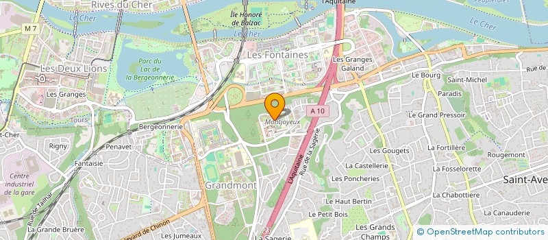 localisation de l'entreprise CLAERO  TOURS