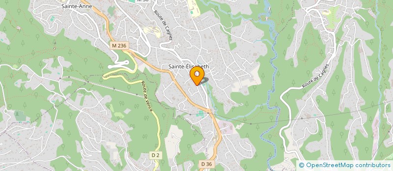 localisation de l'entreprise CLAETELLE  VENCE