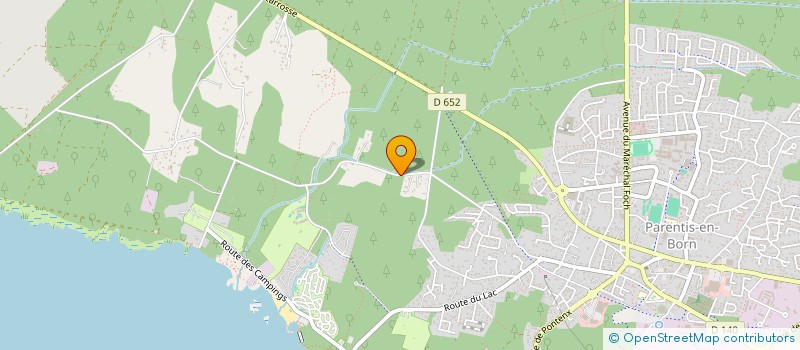 localisation de l'entreprise CLAEYSEN CHRISTOPHE ET ASTRID  PARENTIS-EN-BORN