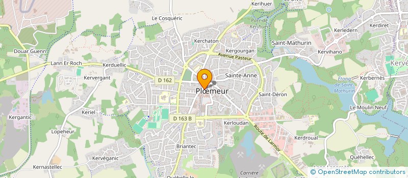 localisation de l'entreprise CLAF à PLOEMEUR