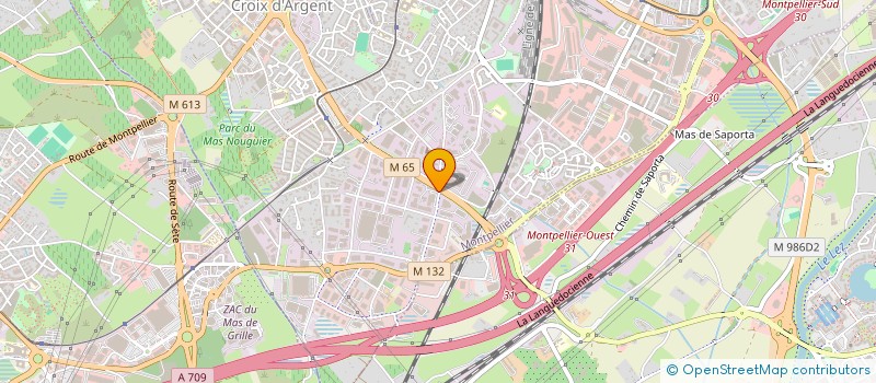 localisation de l'entreprise CLAF  MONTPELLIER