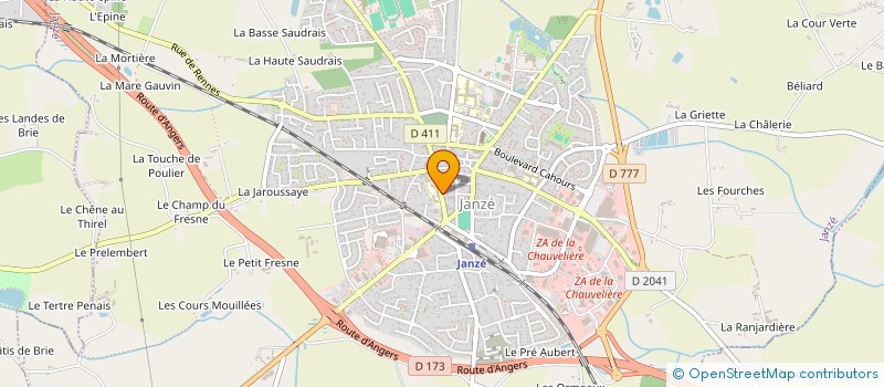 localisation de l'entreprise CLAF  JANZE