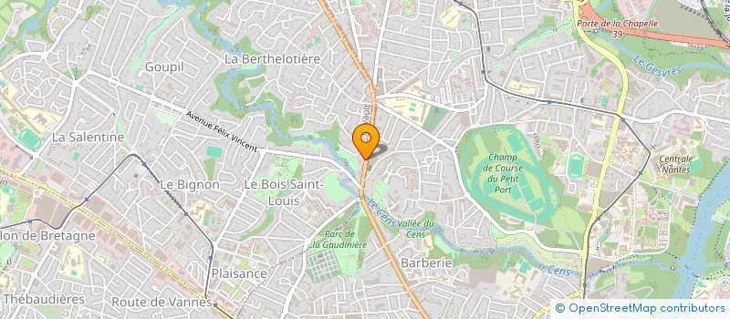 localisation de l'entreprise CLAFIJRANA à ORVAULT