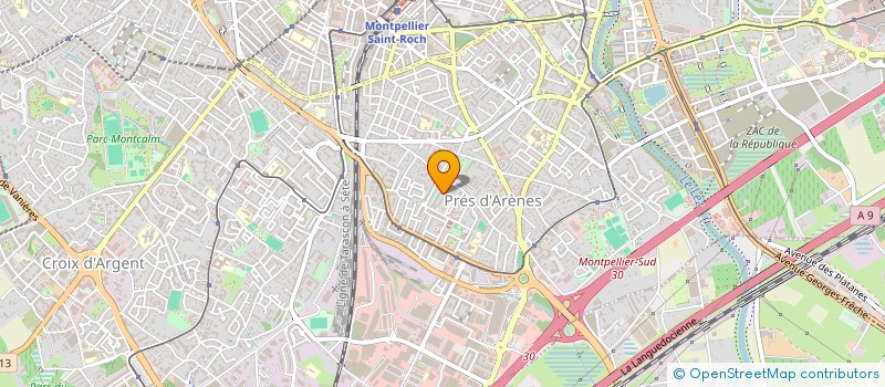localisation de l'entreprise CLAFRANDIER à MONTPELLIER