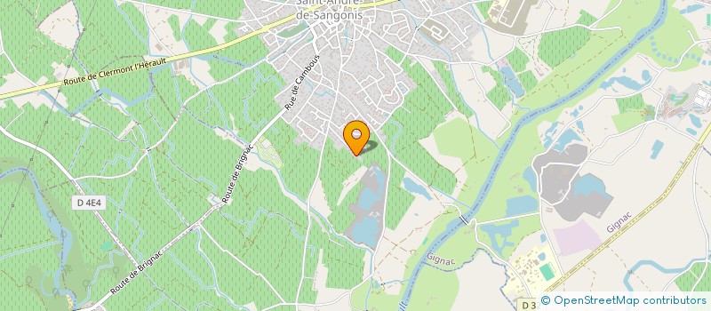 localisation de l'entreprise CLAG  SAINT-ANDRE-DE-SANGONIS