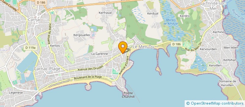 localisation de l'entreprise CLAG  CARNAC