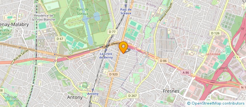 localisation de l'entreprise CLAGALO à ANTONY