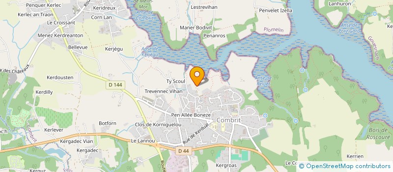 localisation de l'entreprise CLAGAVA  COMBRIT