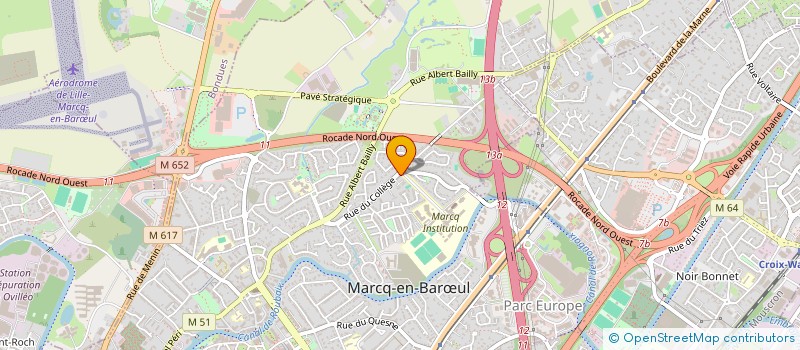 localisation de l'entreprise CLAGS à MARCQ-EN-BARŒUL