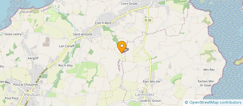 localisation de l'entreprise CLAI-BEN CONSTRUCTION  PLEUBIAN