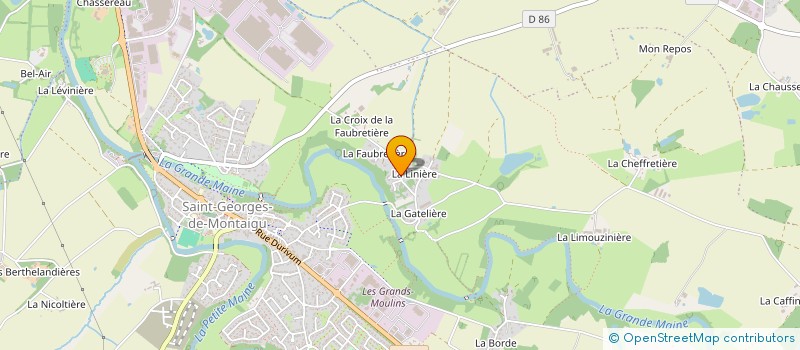 localisation de l'entreprise CLAI.SOF à MONTAIGU-VENDEE