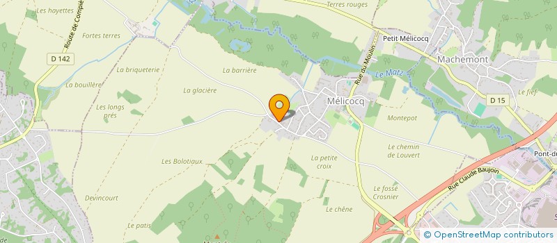 localisation de l'entreprise CLAIBORNE DUCK GROUP  MELICOCQ