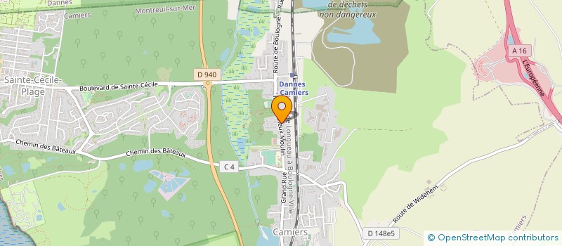 localisation de l'entreprise CLAIDISTRI à CAMIERS