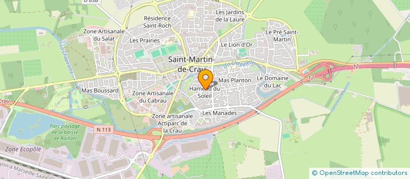 localisation de l'entreprise CLAIFA à SAINT-MARTIN-DE-CRAU