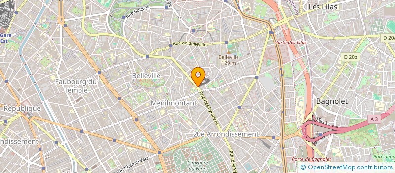 localisation de l'entreprise CLAIMS. I.  PARIS