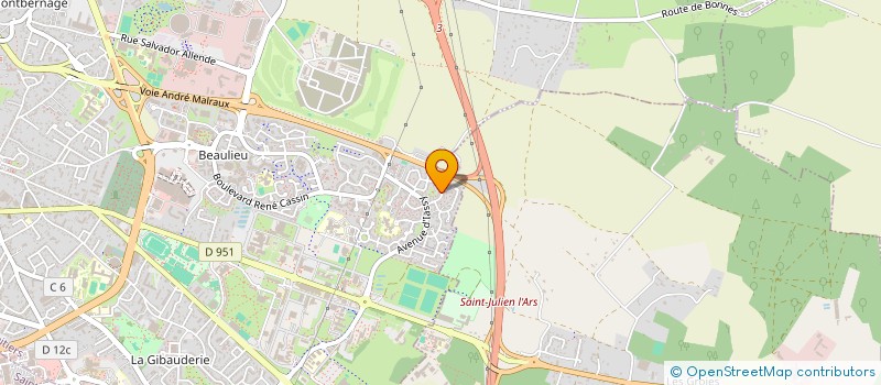 localisation de l'entreprise CLAIN ATHLETIC PICTAVE  POITIERS