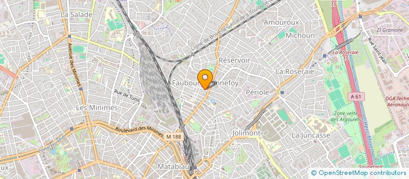 localisation de l'entreprise CLAIN & GABELLE à TOULOUSE