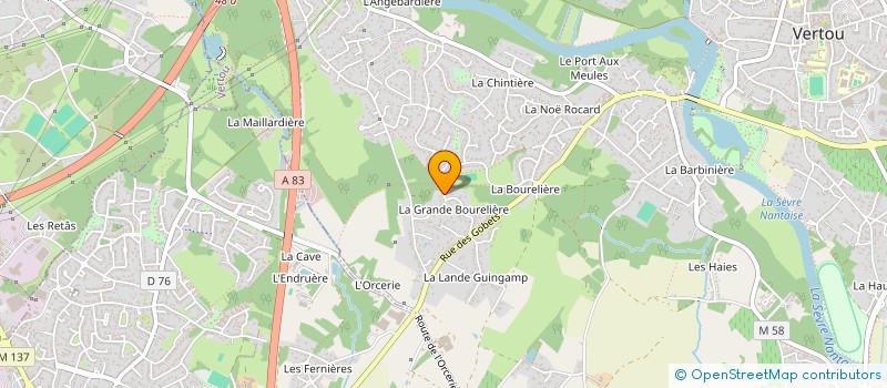 localisation de l'entreprise CLAINI  VERTOU