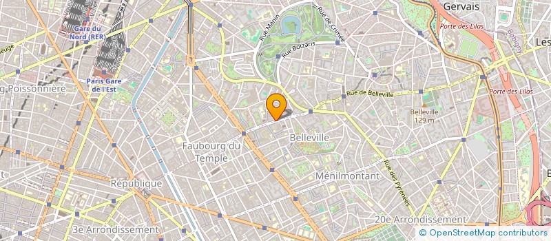 localisation de l'entreprise CLAIR  PARIS