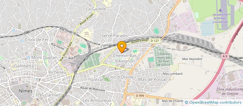 localisation de l'entreprise CLAIR AUTO à NIMES