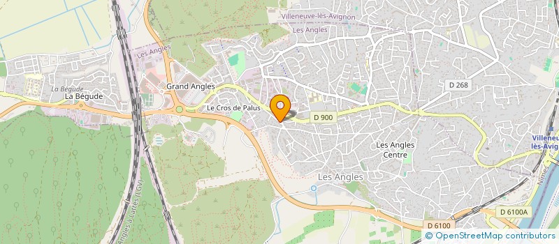 localisation de l'entreprise CLAIR AVENIR PATRIMOINE  LES ANGLES