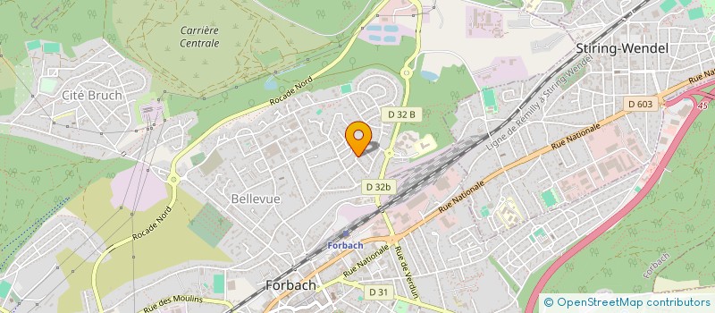 localisation de l'entreprise CLAIR B.  THEDING