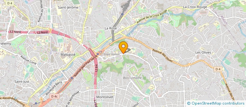 localisation de l'entreprise CLAIR BAT  MARSEILLE