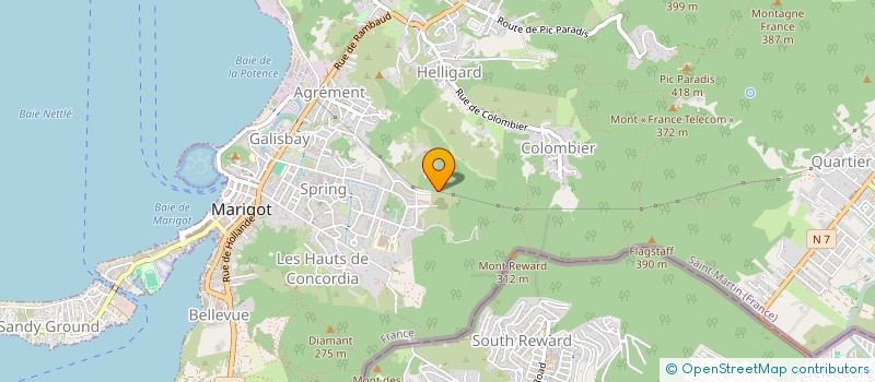 localisation de l'entreprise CLAIR D'Y VOIR  SAINT-MARTIN